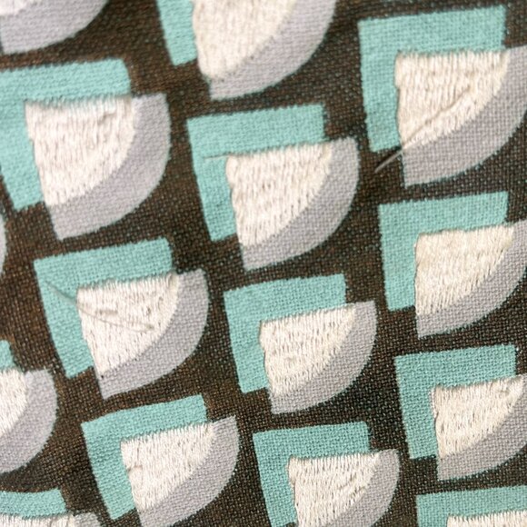 Set of 2: WEST ELM Avant Garde Pillow Cover, Blue/Yellow/Multi - Picture 12 of 12